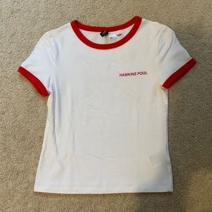 Stranger Things Hawkins Pool T-Shirt Limited Edition H&M